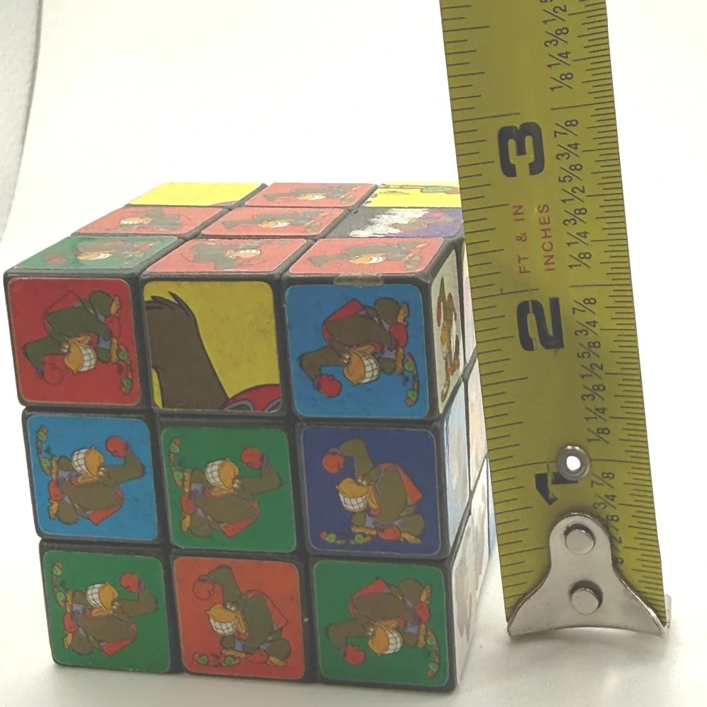 Nintendo Donkey Kong Puzzle Cube Kids OS Multicolor Vintage 3x3 Rubiks‎ Style